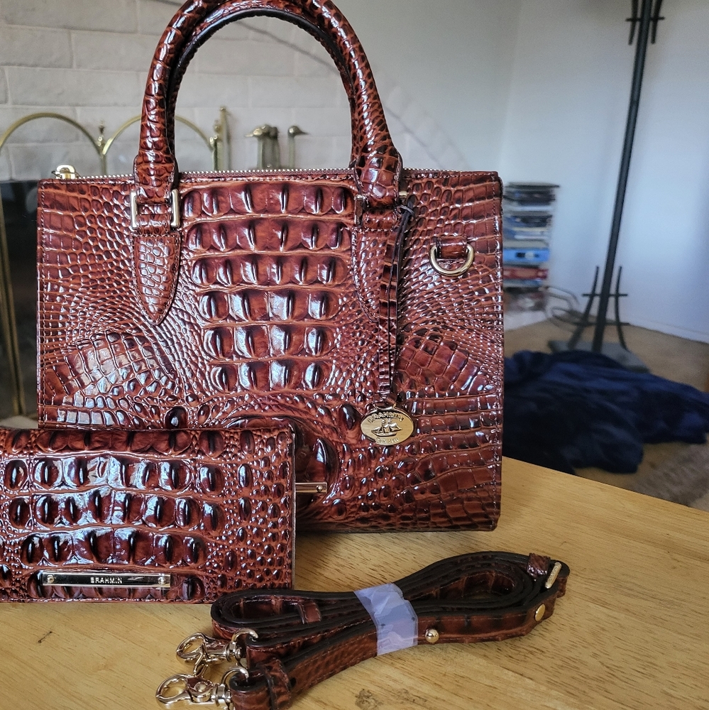 Brahmin Set in Pecan Melbourne